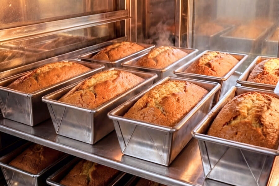 工房での焼き上げ